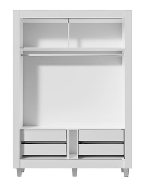 Ropero Madesa Dallas Plus 1094091E4GCP de MDP