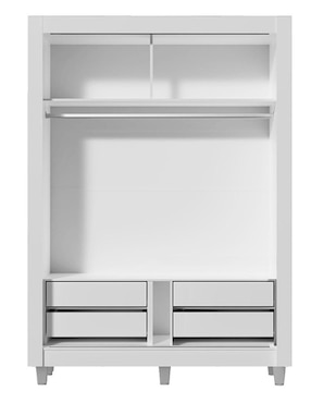 Ropero Madesa Dallas Plus 10949B4GCP de MDP