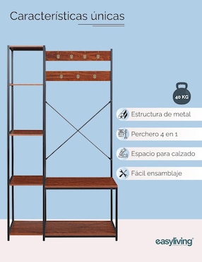 Estante de melamina Easy Living Bremer Bremer
