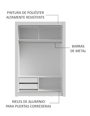 Armario Madesa Vivare Xa1194731e2g de MDP