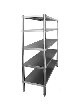 Estante de acero inoxidable Mindejal