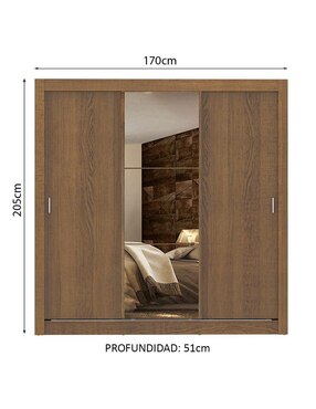 Armario Madesa Lyon Plus Xa10935z1e4g de MDP