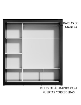 Armario Madesa Mônaco xa1093772e de MDP