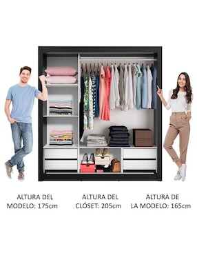 Armario Madesa Lyon Plus xa1093d84g de MDP