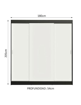 Ropero Madesa Reno 109577 de MDP
