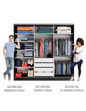 Ropero Madesa Royale 1063772E de MDF
