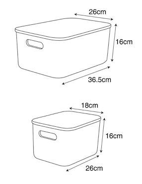 Set caja Heuman Brand rectangular
