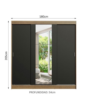 Ropero Madesa Reno 10957K1E de MDP