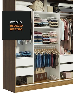 Ropero Madesa Reno 10957K3E de MDP
