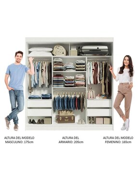 Ropero Madesa Reno 1095731E de MDP