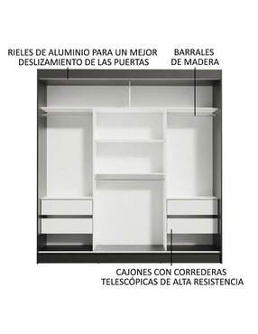 Ropero Madesa Reno 1095773E de MDP