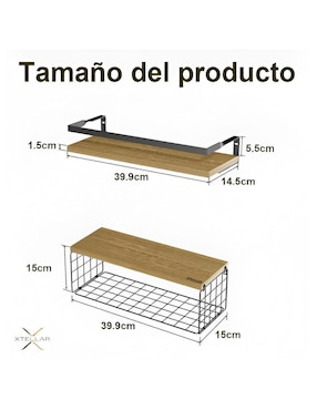 Repisa Xtellar de madera