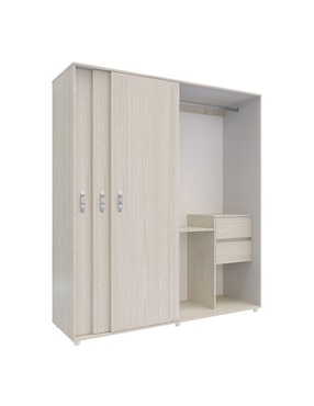 Armario Maderkit M01960CL-NIBL de aglomerado y madera