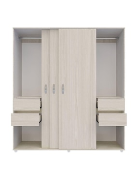 Armario Maderkit M01960CL-NIBL de aglomerado y madera