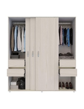 Armario Maderkit M01960CL-NIBL de aglomerado y madera