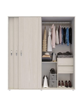 Armario Maderkit M01960CL-NIBL de aglomerado y madera