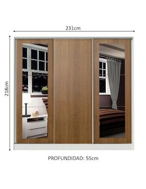 Ropero Madesa Eros 11639b2e de MDF