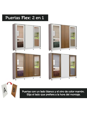 Ropero Madesa Eros 11639b2ecp de MDF