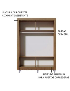 Ropero Madesa Denver 10946ecp de MDP