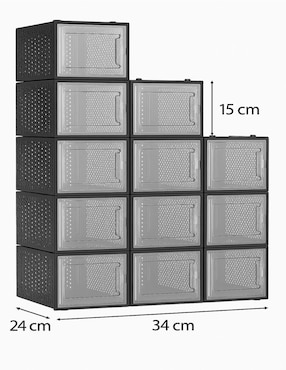 Zapatera Songmics para 12 pares de zapatos adulto