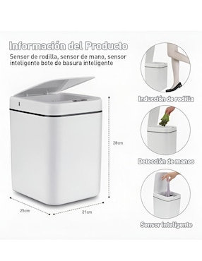 Bote de basura Xtellar de ABS