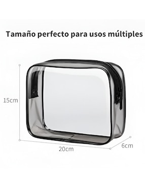 Cosmetiquera Xtellar xtllar1481 impermeable de pvc 3 piezas para mujer