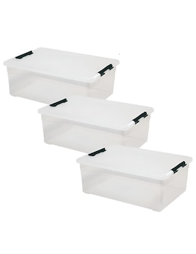 Caja con tapa Xtellar con 3 piezas