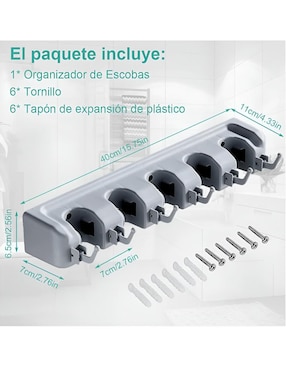 Organizador de escobas Xtellar XTLLAR1089