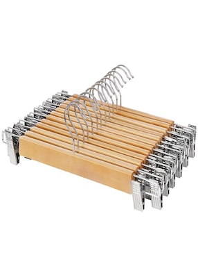 Gancho Songmics Cason de madera 12 piezas