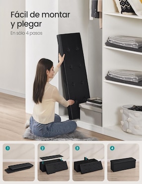 Taburete Mazie Songmics de MDF