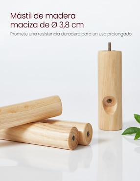 Perchero de piso Vasagle Andi de madera 8 ganchos