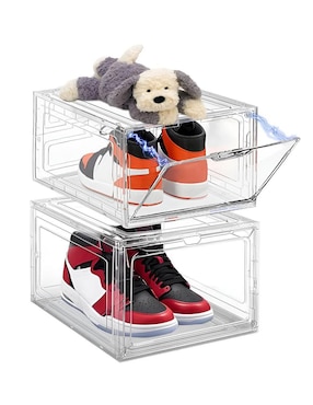 Zapatera armable caja almacenadora Xtellar para 2 pares de zapatos adulto