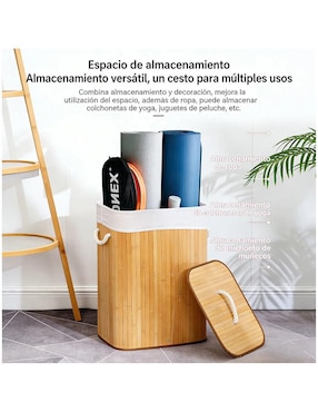 Cesto para ropa Lab.g de bambú
