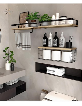 Repisa armable Xtellar de madera con metal