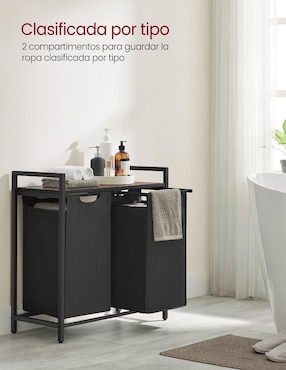 Cesto para ropa Songmics Home Brenta de metal