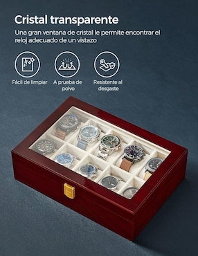 Caja reloj Songmics Home Anicia rectangular