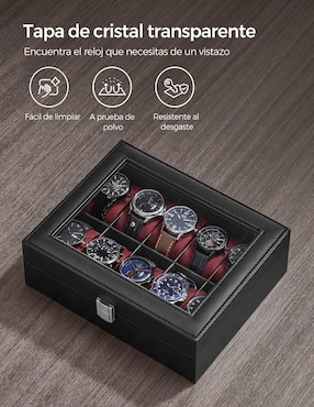 Caja reloj Songmics Home Bridie rectangular