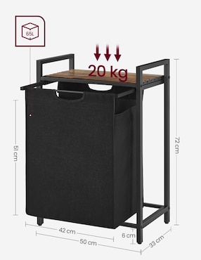 Cesto multiusos Songmics Home Brenta de acero