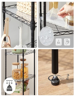 Estante de acero Songmics Home Dalten MLGR115B01