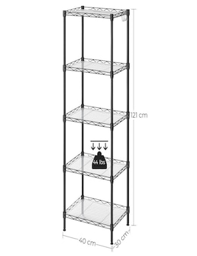 Estante de acero Songmics Home Dalten MLGR115B01