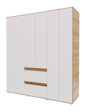 Ropero armable Maderkit P00947CL-BLDU de aglomerado