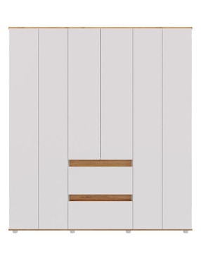 Ropero armable Maderkit P00947CL-BLDU de aglomerado