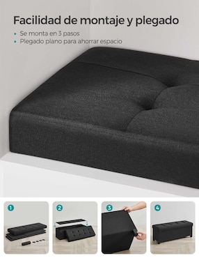 Taburete Melisa Songmics Home de MDF