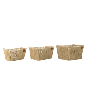 Set cesto de almacenamiento Haus de papel