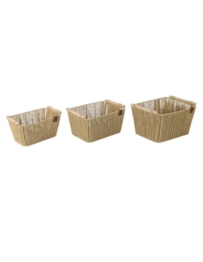 Set cesto de almacenamiento Haus de papel
