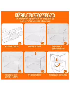 Caja con tapa Lab.G  rectangular con bordes curvos