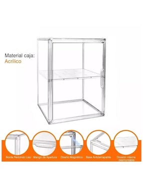 Caja con tapa Lab.G  rectangular con bordes curvos