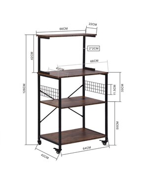 Estante de madera Gomyhome SACHAEL