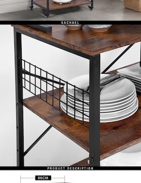 Estante de madera Gomyhome SACHAEL