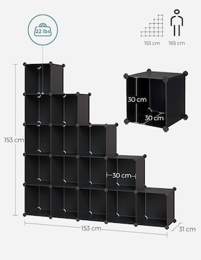 Set de organizador multiusos armable Songmics Home Damion